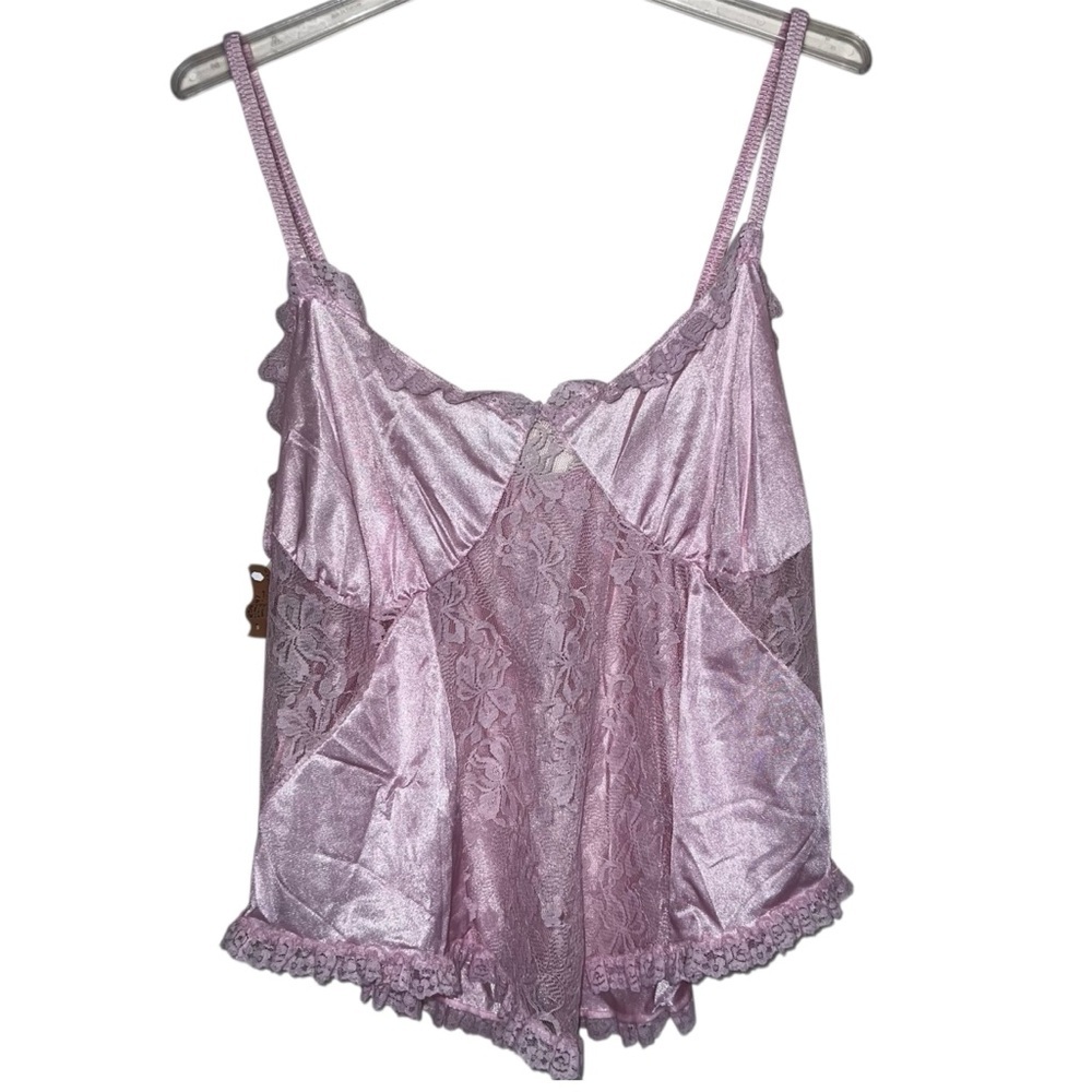 Vintage Pink Silky Cami Top Size L/XL NWT